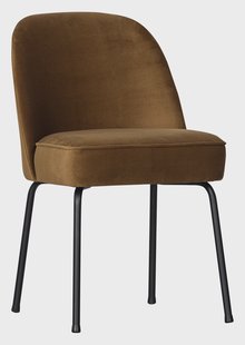 WOOOD Eetkamerstoel 'Vogue' Velvet, kleur Honing Geel