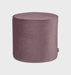 WOOOD Poef 'Sara' Hoog, Velvet, kleur Warm Lila