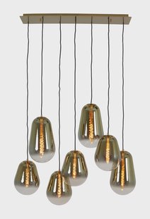 Light & Living Hanglamp 'Maeve' 7-Lamps, kleur Goud