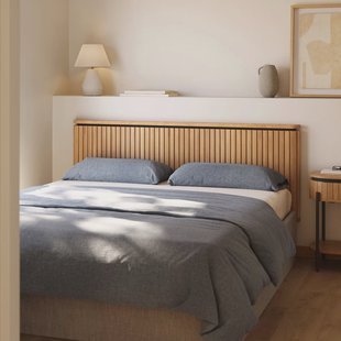 Kave Home Hoofdbord 'Licia' Mangohout, 180 x 95cm