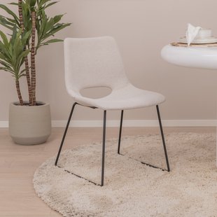 Kave Home Eetkamerstoel 'Zahara' kleur Beige
