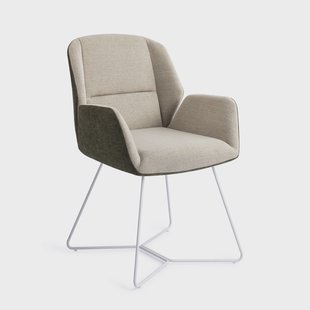 Jesper Home Eetkamerstoel 'Myoko' Beehive White, kleur Popeye