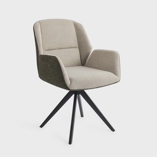 Jesper Home Eetkamerstoel 'Myoko' Turn Black, Draaibaar, kleur Popeye