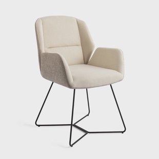 Jesper Home Eetkamerstoel 'Myoko' Beehive Black, kleur Sandy Hill