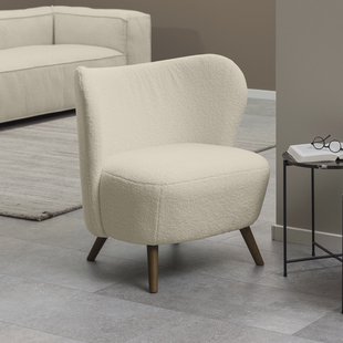 Bendt Fauteuil 'Bram' Teddy, kleur Crème