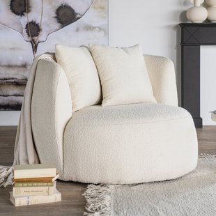 Eleonora Fauteuil 'Louis' Bouclé, kleur Beige