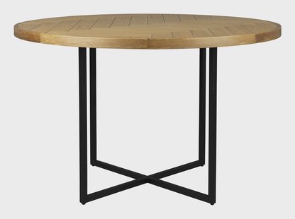 Dutchbone Ronde Eettafel 'Class' Eikenhout, 120cm, kleur Naturel