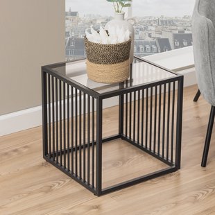 Bendt Bijzettafel 'Esme' Glas, 40 x 40cm