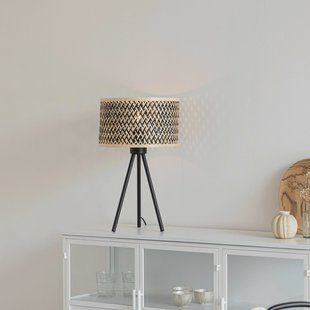 ZILT Tafellamp 'Abou' Bamboe, 55cm