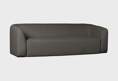 WOOOD 3-zits Bank 'Sloping' kleur Antraciet Melange