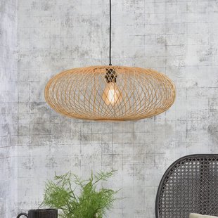 GOOD&MOJO Hanglamp 'Cango' Bamboe, 60cm, kleur Naturel