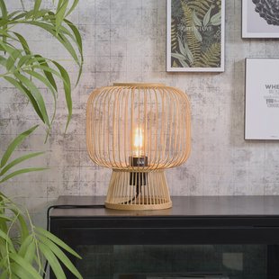 GOOD&MOJO Tafellamp 'Cango' 30cm, Bamboe, kleur Naturel