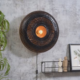 GOOD&MOJO Wandlamp 'Palawan' 60cm, Bamboe, kleur Zwart/Naturel