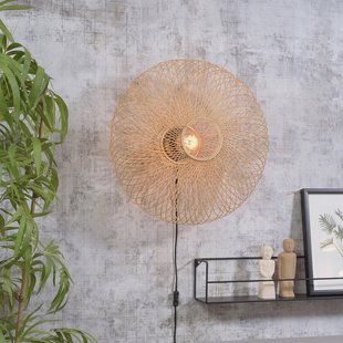 GOOD&MOJO Wandlamp 'Cango' Bamboe, 60cm, kleur Naturel