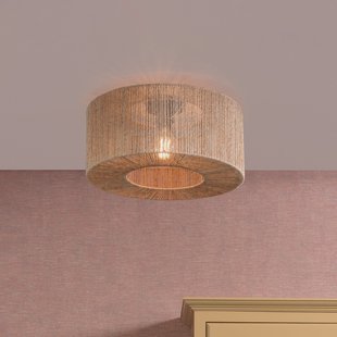 GOOD&MOJO Plafondlamp 'Iguazu' 50cm, Jute, kleur Naturel