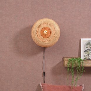 GOOD&MOJO Wandlamp 'Palawan' 40cm, Bamboe, kleur Naturel
