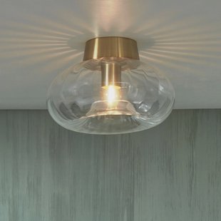 its about RoMi Plafondlamp 'Brussels' Glas, 28cm, kleur Goud