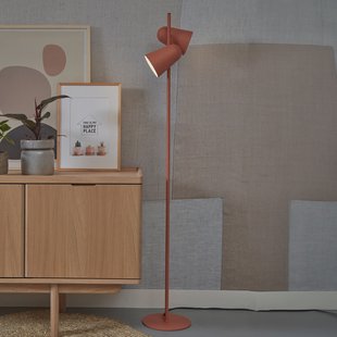 its about RoMi Vloerlamp 'Salamanca' 2-lamps, kleur Terra