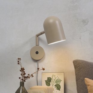 its about RoMi Wandlamp 'Marseille' 26cm, kleur Zand