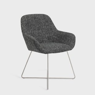 Jesper Home Eetkamerstoel 'Kushi' Cross Steel, kleur Skyfall