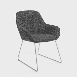 Jesper Home Eetkamerstoel 'Kushi' Slide Steel, kleur Skyfall