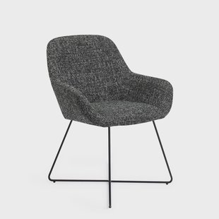 Jesper Home Eetkamerstoel 'Kushi' Cross Black, kleur Skyfall