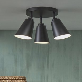 its about RoMi Plafondlamp 'Bremen' 3-lamps, kleur Zwart