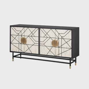 Richmond Dressoir 'Novas' Hout en ijzer, 150cm