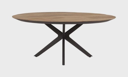 DTP Home Ronde Salontafel 'Metropole' Teakhout, 90cm