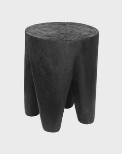 MUST Living Krukje/Bijzettafel 'Tooth' Suarhout, kleur Zwart