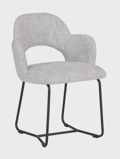 MUST Living Eetkamerstoel 'Vista' Polaris, kleur Lichtgrijs