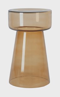 Light & Living Bijzettafel 'Dakwa' Glas, 30cm, kleur Okergeel