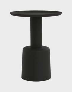 Light & Living Bijzettafel 'Milaki' 39cm, kleur Zwart