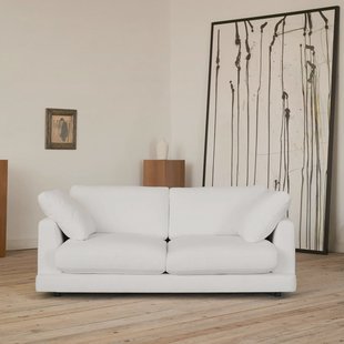 Kave Home 3-zits Bank 'Gala' Chenille, kleur Wit