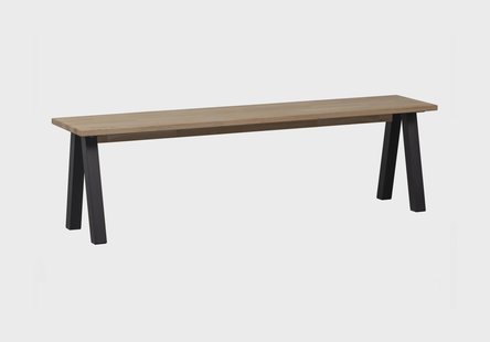 WOOOD Eetkamerbank 'Tablo' Eikenhout, 160cm