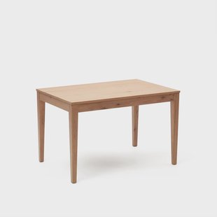 Kave Home Uitschuifbare Eettafel 'Yain' Eiken, 120-180 x 80cm