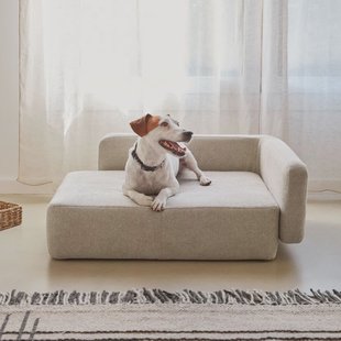 Kave Home Hondenkussen 'Bowie' 80 x 63cm, kleur Beige