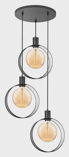 LABEL51 Hanglamp 'Ronda' 3-lamps, kleur Zwart