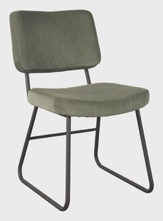 LABEL51 Eetkamerstoel 'Noah' Rib, kleur Forest