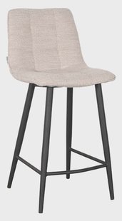 LABEL51 Barkruk 'Jelt' Bouclé, kleur Naturel (zithoogte 65cm)