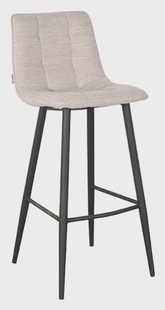 LABEL51 Barkruk 'Jelt' Bouclé, kleur Naturel (zithoogte 78cm)