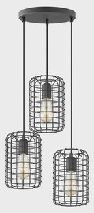 LABEL51 Hanglamp 'Solido' 3-lamps, kleur Zwart