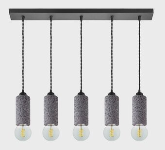 LABEL51 Hanglamp 'Fresco' 5-lamps, Beton