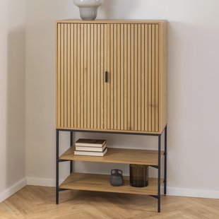 Bendt Opbergkast 'Lisette' Eikenhout, 140 x 80cm