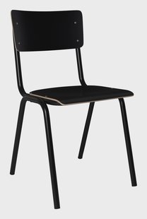 Zuiver Eetkamerstoel 'Back to School' kleur Zwart