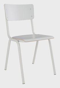 Zuiver Eetkamerstoel 'Back to School' kleur Wit