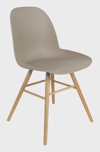 Zuiver Eetkamerstoel 'Albert Kuip' PP, kleur Taupe