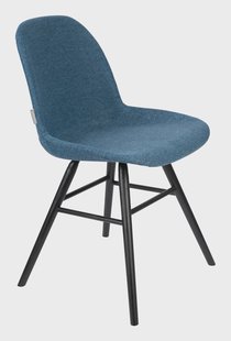 Zuiver Eetkamerstoel 'Albert Kuip' Soft, kleur Blauw