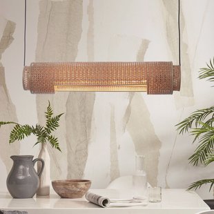 GOOD&MOJO Hanglamp 'Bhutan' Bamboe, 85cm, kleur Naturel