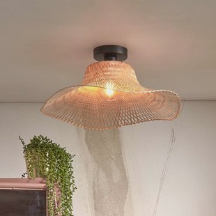GOOD&MOJO Plafondlamp 'Ibiza' Bamboe, 50cm, kleur Naturel